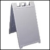 Signicade White A-Frame & Curb Sign Holder